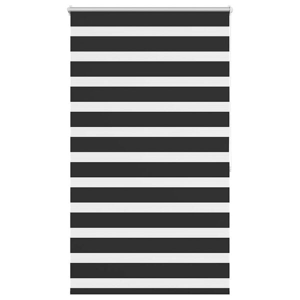 vidaXL Zebra blind 100.9x175 cm Fabric Width 96.7 cm black