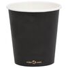 vidaXL Coffee Paper Cups 200 ml 500 pcs Black
