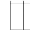 vidaXL 5-Panel Room Divider White 250x220 cm Fabric