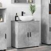 vidaXL Bathroom Cabinet with Storage Concrete Grey 61 x 35 x 64 cm