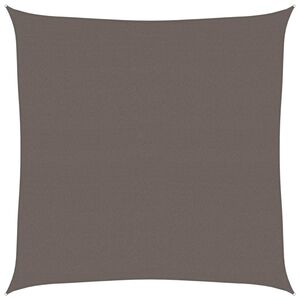 vidaXL Sunshade Sail 160 g/m&sup2; Anthracite 7x7 m HDPE
