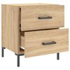vidaXL Bedside Cabinets 2 pcs Sonoma Oak 40x35x47.5 cm Engineered Wood