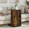 vidaXL Side Table Smoked Oak 40 x 35 x 60 cm Engineered Wood