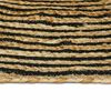 vidaXL Rug Natural and Black 240 x 240 cm Jute