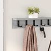 vidaXL Wall-Mounted Coat Rack Concrete Grey 100 x 10.5 x 10.5 cm