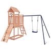 vidaXL Outdoor Playset | Natural Wood, Blue