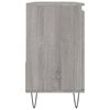 vidaXL Bathroom Cabinet Grey Sonoma 65x33x60 cm Engineered Wood
