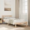vidaXL Extra Long Bed Frame without Mattress 100x220 cm Solid Wood Pine