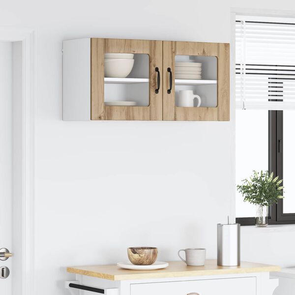 vidaXL Kitchen Cabinet 2 pcs Artisan Oak 40 x 31 x 40 cm
