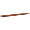 vidaXL Window Sill Brown Wood 120 x 30 x 4.5 cm PVC