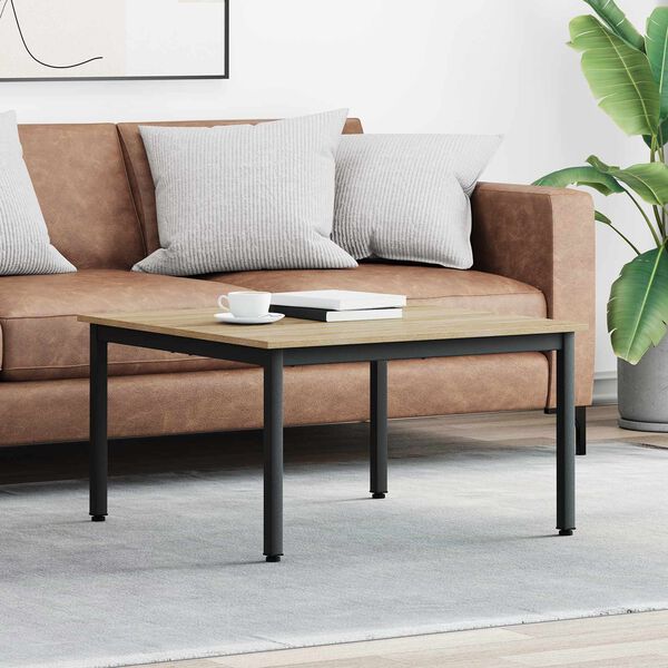 vidaXL Coffee Table Sonoma 80 x 80 x 45 cm Engineered Wood
