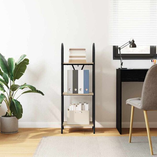 vidaXL Bookshelf Sonoma Oak 40 x 30 x 109 cm Engineered wood