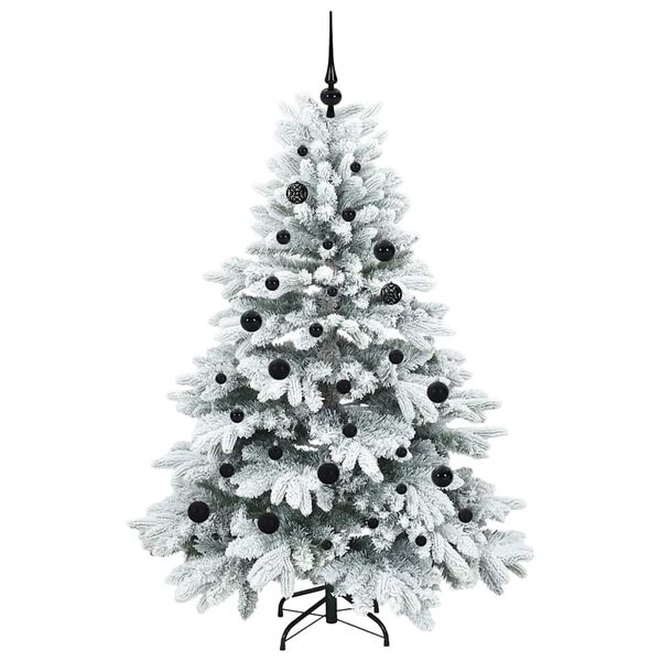 vidaXL Artificial Christmas Tree with 150 LEDs White 150 cm PE and PVC