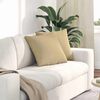 vidaXL Sofa Pillows 2 pcs Grey Green 45 x 45 cm Corduroy Fabric