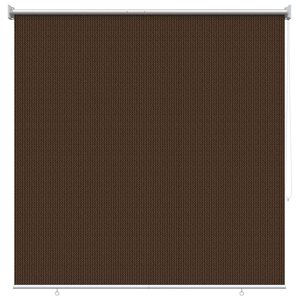 vidaXL Outdoor Roller Blind 90% UV Block Brown 120 x 230 cm HDPE