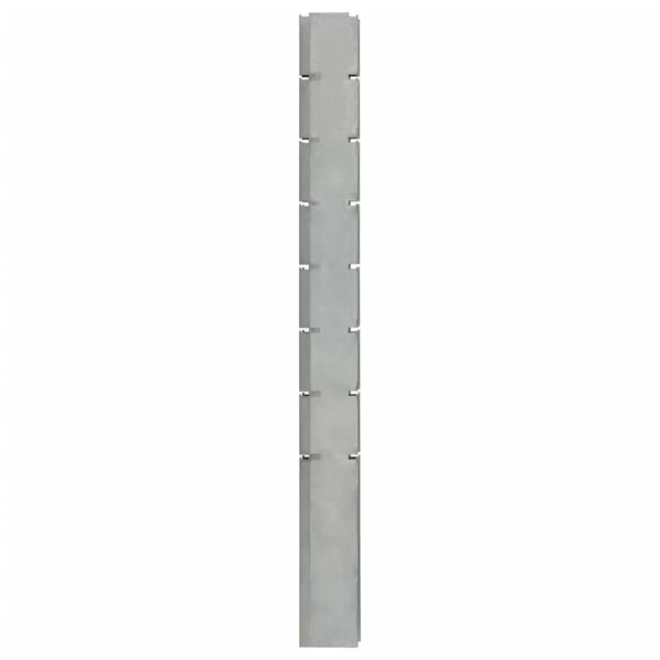 vidaXL Garden Fence Posts 20 pcs Silver 200 cm&nbsp;Galvanised Steel