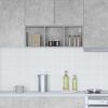 vidaXL Hanging Cabinet Concrete Grey 30 x 29.5 x 80 cm Engineered Wood