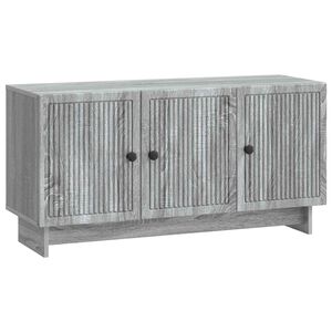 vidaXL TV Cabinet Grey Sonoma 99 x 34.5 x 50 cm Engineered Wood