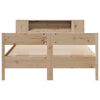 vidaXL Bookcase Bed without Mattress 160x200cm Solid Wood Pine