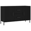 vidaXL Sideboard Black 100x36x60 cm Engineered Wood