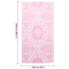 vidaXL Outdoor Carpet ARAKIL Pink 120x180 cm PP