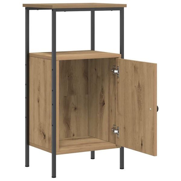 vidaXL Bedside Cabinet Artisan Oak 41x31x80 cm Engineered Wood