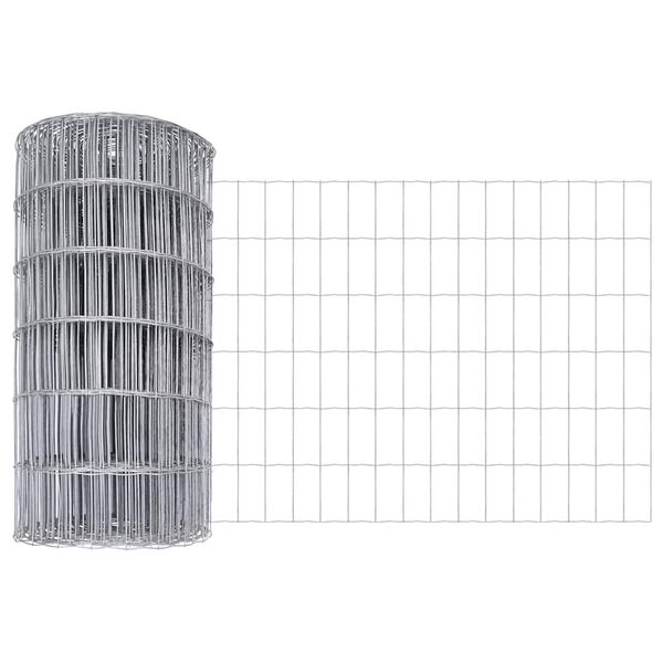 vidaXL Euro Fence 0.8 x 25 m PVC-coated iron