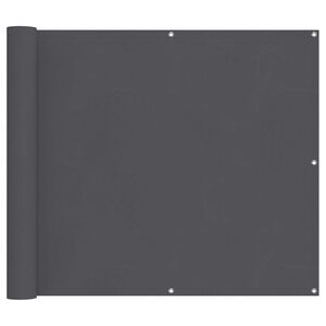 vidaXL Balcony Screen 90 x 200 cm PU coated oxford alu