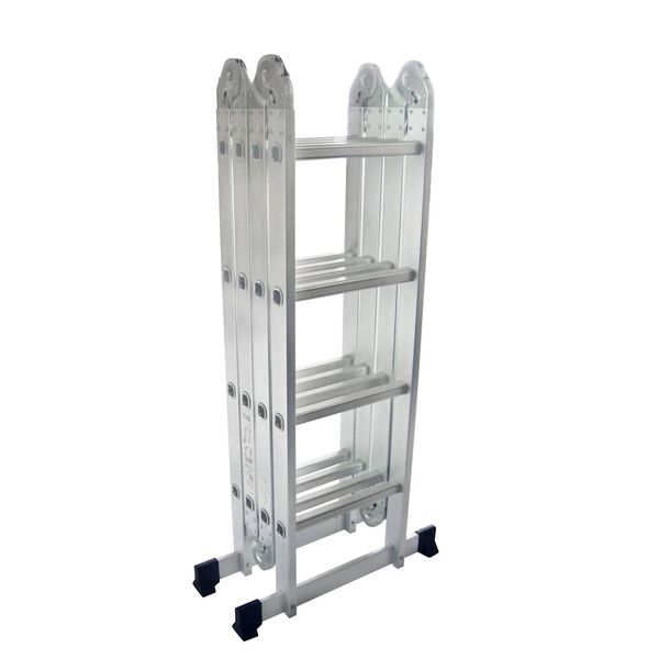 vidaXL Aluminium Step Ladder 8 Steps 150 kg