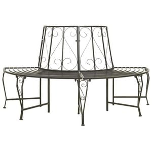 vidaXL Tree benches 1-Seater &Oslash; 160 x 89 cm Steel