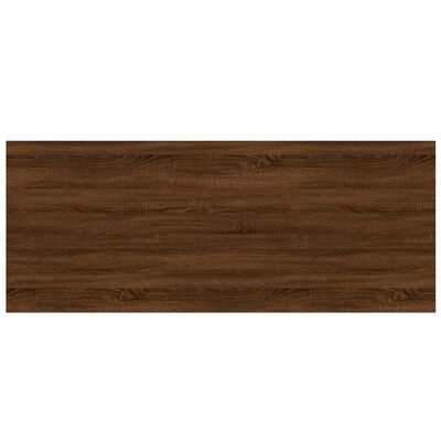 vidaXL Wall Shelves 4 pcs Brown Oak 100x40x1.5 cm Engineered Wood