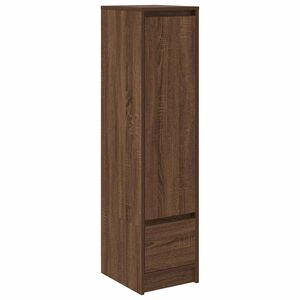 vidaXL Highboard Brown Oak 29.5x34x119.5 cm Engineered Wood