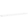 vidaXL Picture Frame Ledge Shelves 2 pcs White 60x9x3 cm MDF