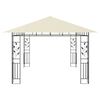 vidaXL Gazebo with Mosquito Net 4x3x2.73 m Cream 180 g/m²