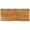 vidaXL Table Top Live Edge 140x60x3,8 cm Solid Wood Mango