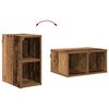 vidaXL Hanging Cabinet Old Wood 20 x 29.5 x 40 cm Engineered Wood