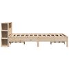 vidaXL Bookcase Bed without Mattress 140x190 cm Solid Wood Pine