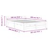 vidaXL Pallet Bed Frame without Mattress 180x200 cm Super King Solid Wood Pine