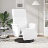 vidaXL Massage Recliner Chair White 71 x 90 x 105 cm Faux Leather