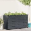 vidaXL Wheelie Bin Storage for 3 Bins Anthracite 204 x 77.5 x 121.5 cm