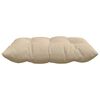 vidaXL Seat Cushions 4 pcs Cream 40 x 40 x 6 cm Microfibre