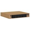 vidaXL Wall Shelf Wall-mounted Brown 23 x 23.5 x 4 cm Engineered Wood