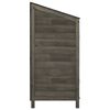 vidaXL Garden Shed Anthracite 102x52x112 cm Solid Wood Fir