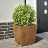 vidaXL Garden Planter 40x40x40 cm Weathering Steel