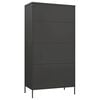 vidaXL Wardrobe Anthracite 90x50x180 cm Steel
