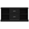 vidaXL TV Cabinet Black Oak 99.5 x 35.5 x 48 cm Engineered Wood