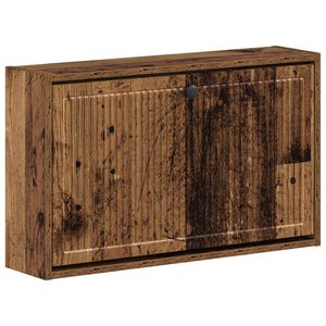 vidaXL Wall-Mounted Shoe Cabinet EDE 71 x 17 x 43 cm Engineered Wood