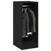 vidaXL Wardrobe Black 48x41x102 cm Engineered Wood