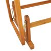 vidaXL Glider Bench Brown 110 x 59 x 97 cm Solid Acacia Wood