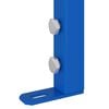 vidaXL Bathroom Wall Support Manual Blue 50 x 17.5 x 136 cm Steel